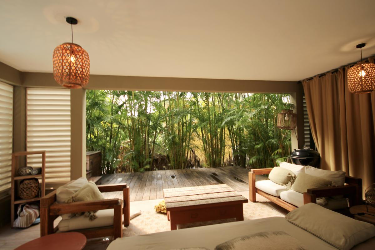 Location Villa 3 chambres Trois Ilets - Vue palmiers